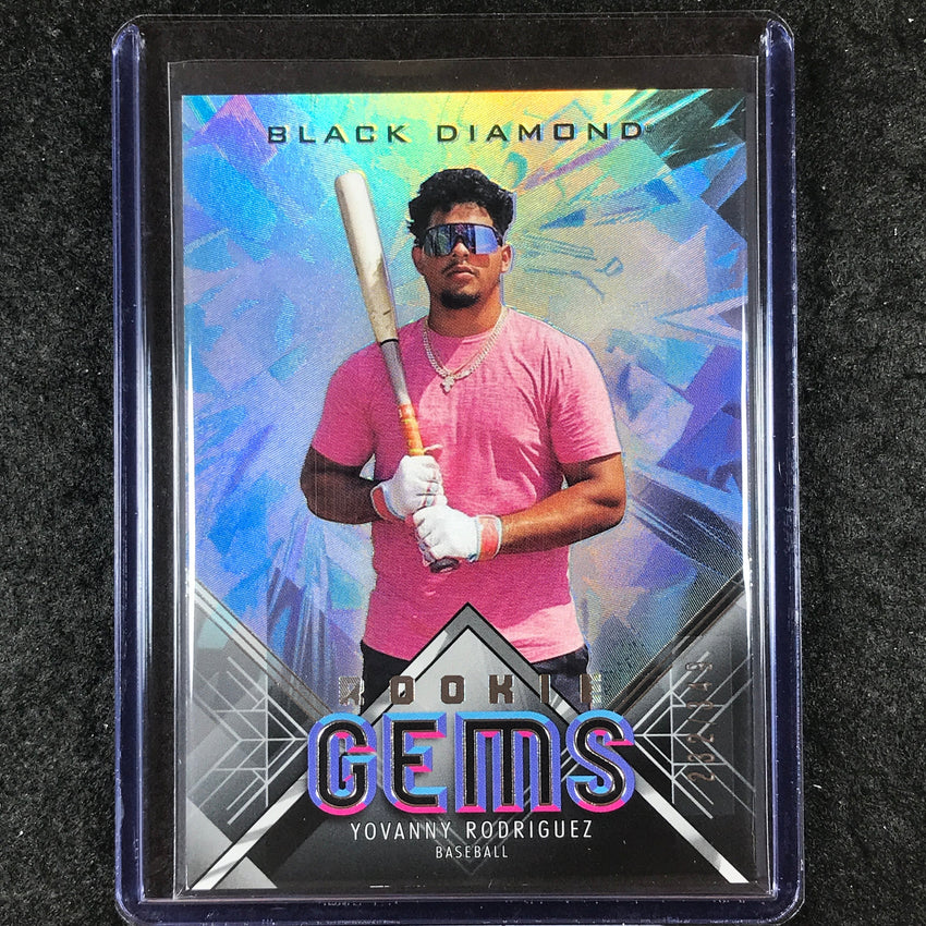2025 Goodwin Champions YOVANNY RODRIGUEZ Black Diamond Rookie Gems 232/349
