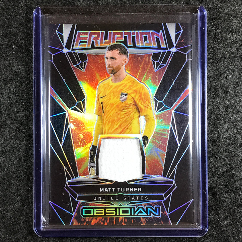 2024-25 Obsidian Soccer MATT TURNER Eruption Jersey Relic 155/199