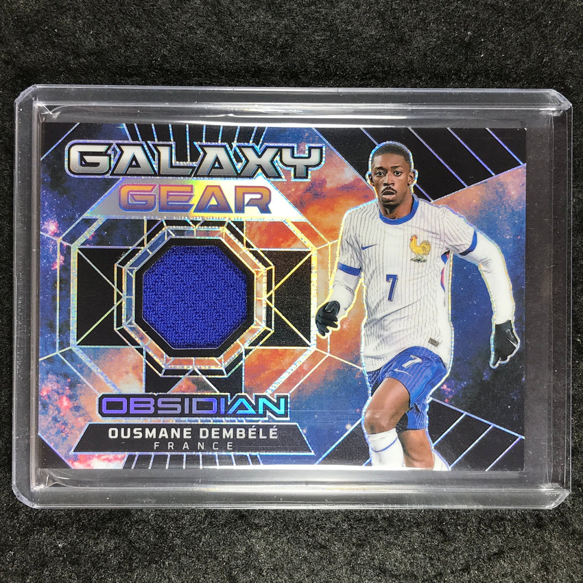2024-25 Obsidian Soccer OUSMANE DEMBELE Galaxy Gear Jersey Relic 7/125