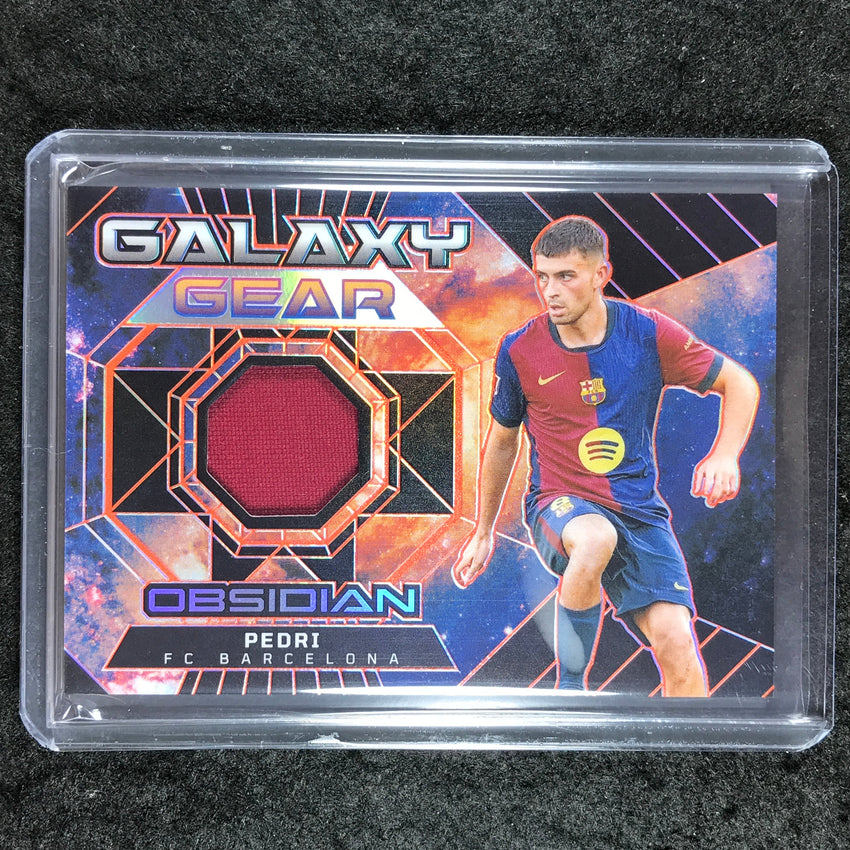 2024-25 Obsidian PEDRI Galaxy Gear Jersey Relic Electric Etch Orange 62/99