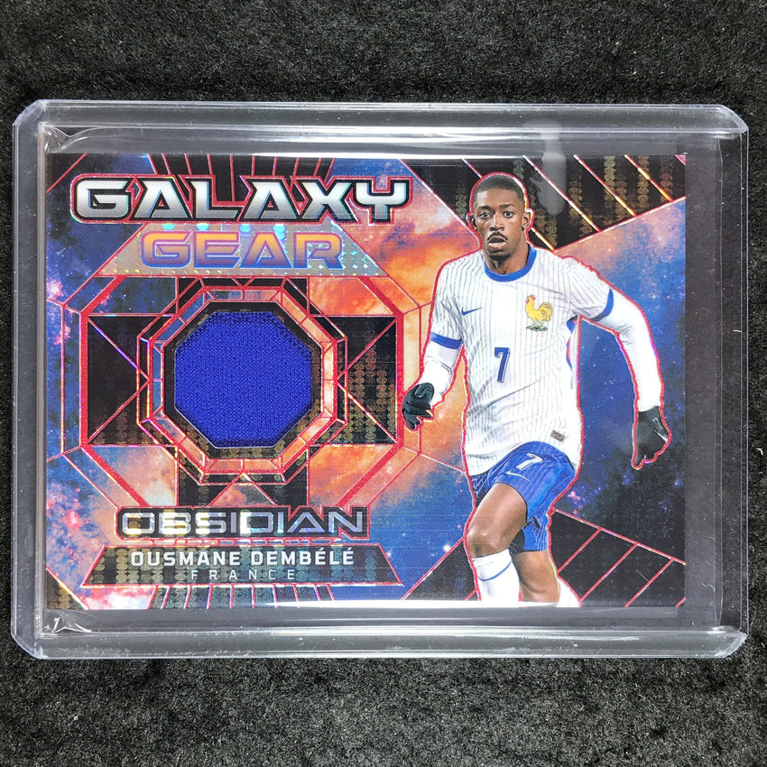 2024-25 Obsidian OUSMANE DEMBELE Galaxy Gear Jersey Electric Red Pulsar 1/35