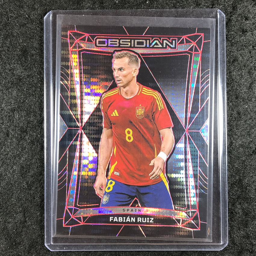 2024-25 Obsidian Soccer FABIAN RUIZ Base Electric Etch Red Pulsar 36/44 #50