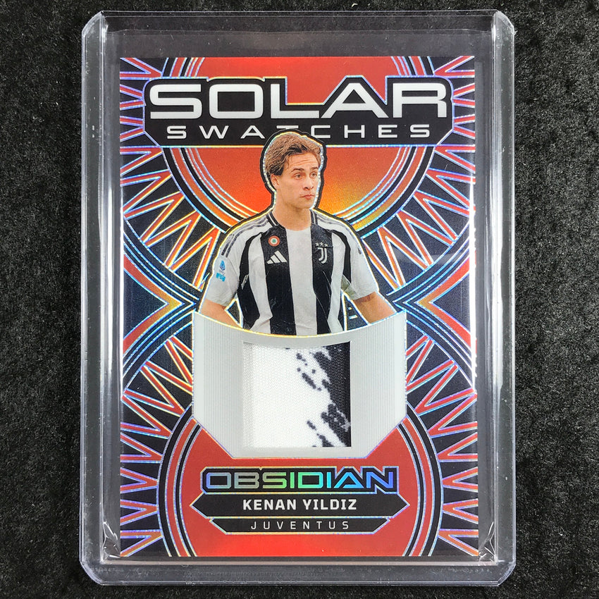 2024-25 Obsidian Soccer KENAN YILDIZ Solar Swatches Jersey Relic 158/199