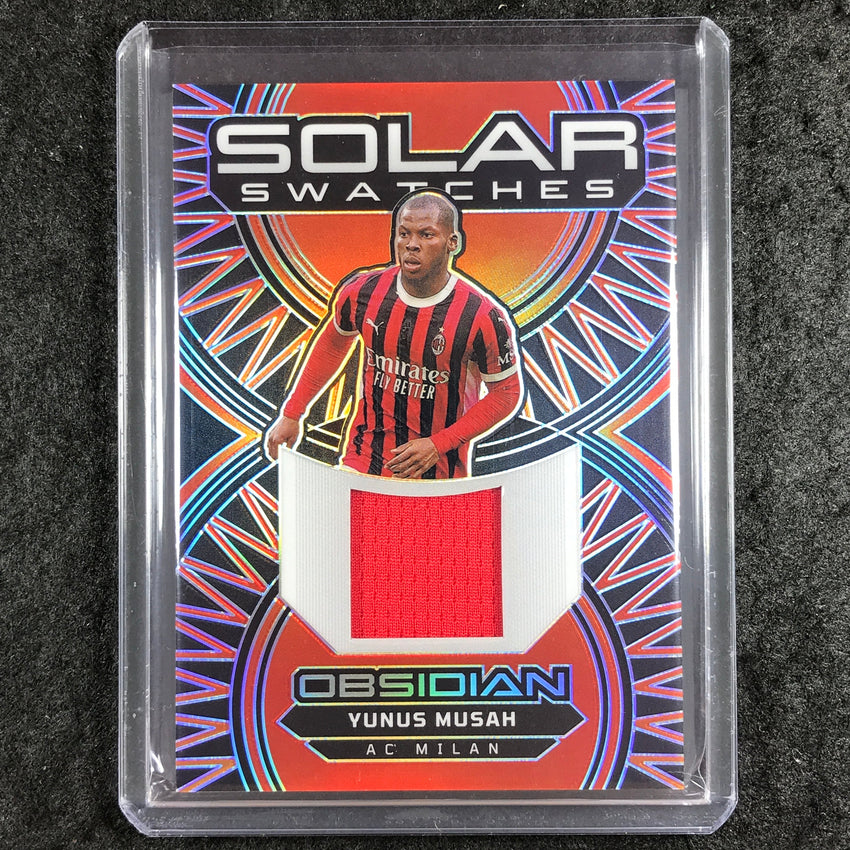 2024-25 Obsidian Soccer YUNUS MUSAH Solar Swatches Jersey Relic 87/199