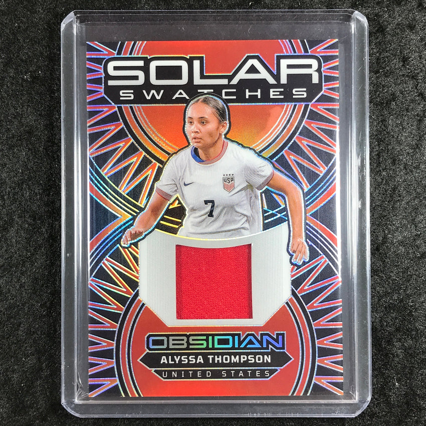 2024-25 Obsidian Soccer ALYSSA THOMPSON Solar Swatches Jersey Relic 88/125