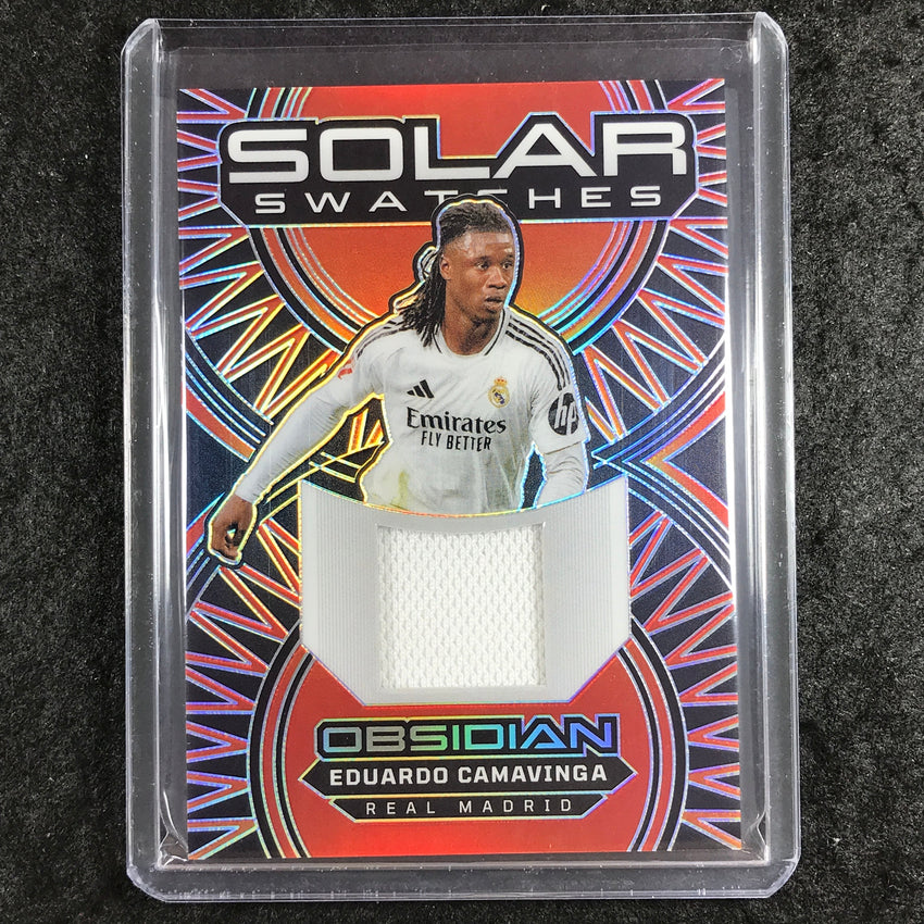 2024-25 Obsidian Soccer EDUARDO CAMAVINGA Solar Swatches Jersey Relic 75/125