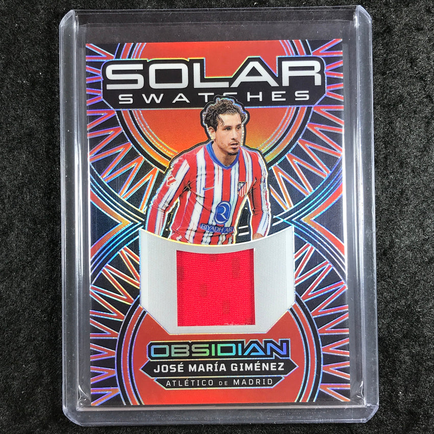 2024-25 Obsidian Soccer JOSE MARIA GIMENEZ Solar Swatches Jersey Relic 90/125