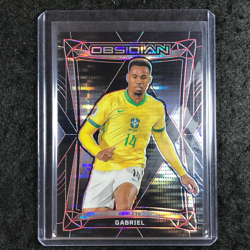 2024-25 Obsidian Soccer GABRIEL Base Electric Etch Red Pulsar 21/44 #52