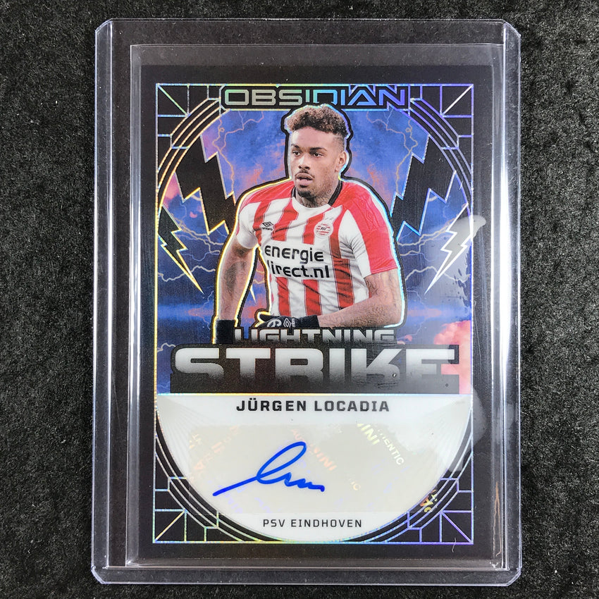 2024-25 Obsidian Soccer JURGEN LOCADIA Lightning Strike Auto 74/128