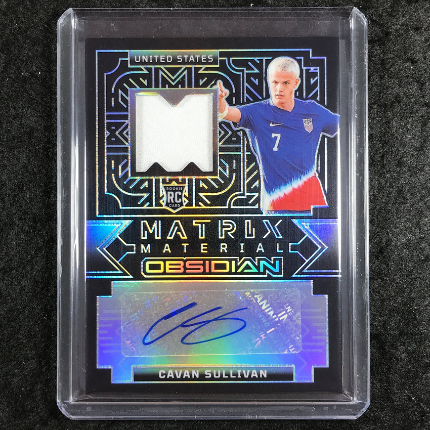 2024-25 Obsidian CAVAN SULLIVAN Matrix Material Rookie Jersey Auto 116/199