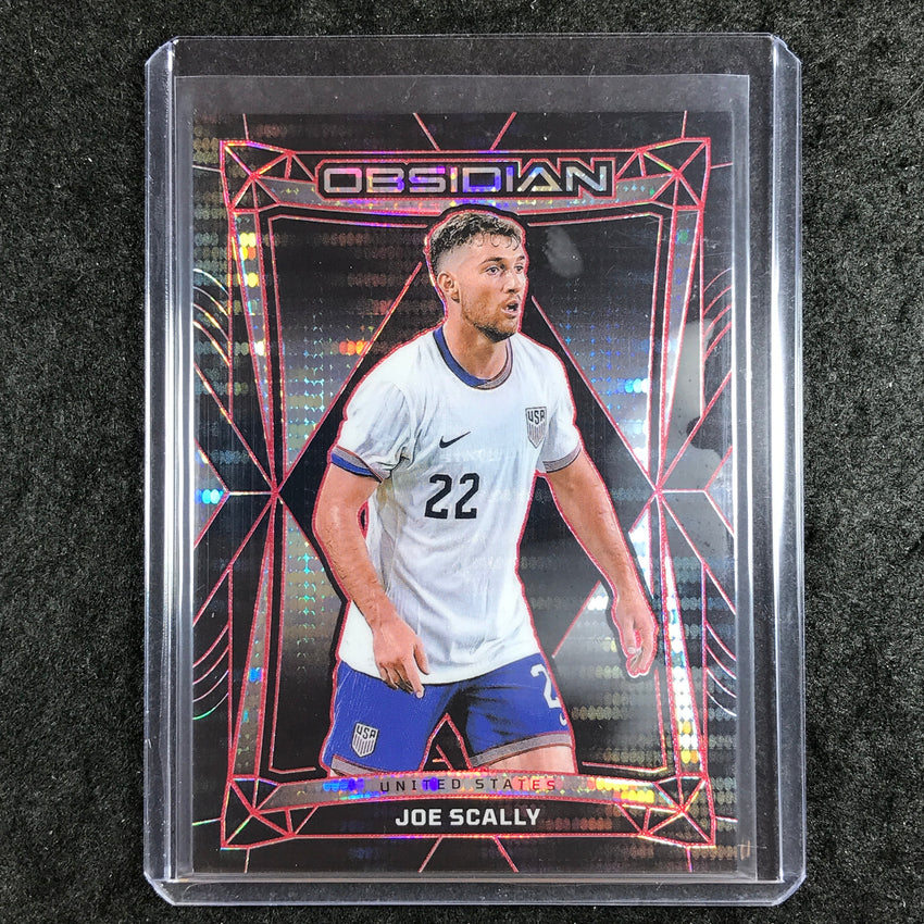 2024-25 Obsidian Soccer JOE SCALLY Base Electric Etch Red Pulsar 34/44 #99