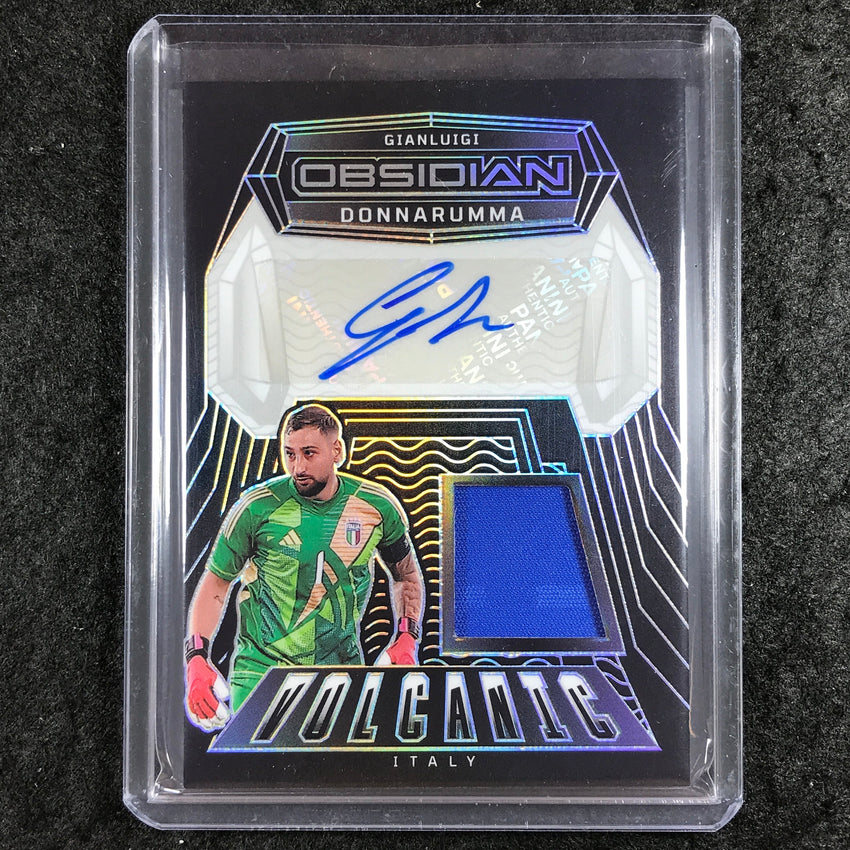 2024-25 Obsidian GIANLUIGI DONNARUMMA Volcanic Material Signatures Auto 132/199