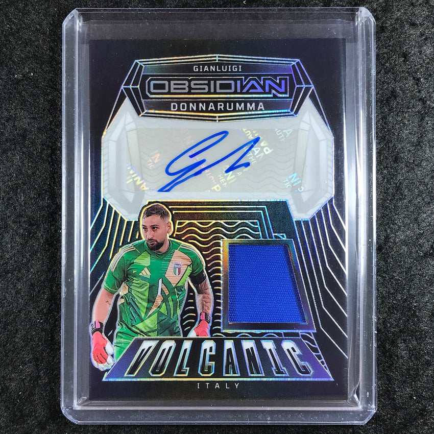 2024-25 Obsidian GIANLUIGI DONNARUMMA Volcanic Material Signatures Auto 138/199