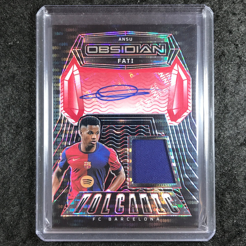 2024-25 Obsidian ANSU FATI Volcanic Material Signatures Auto Red Pulsar 86/99