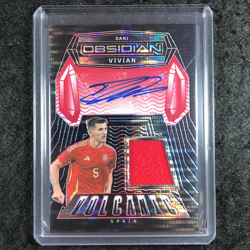 2024-25 Obsidian DANI VIVIAN Volcanic Material Signatures Auto Red Pulsar 11/99