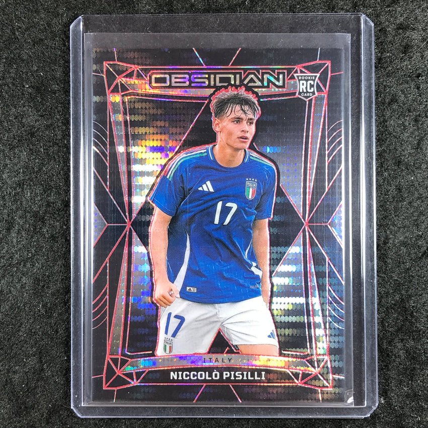 2024-25 Obsidian NICCOLO PISILLI Rookie Base Electric Etch Red Pulsar 23/44 #101
