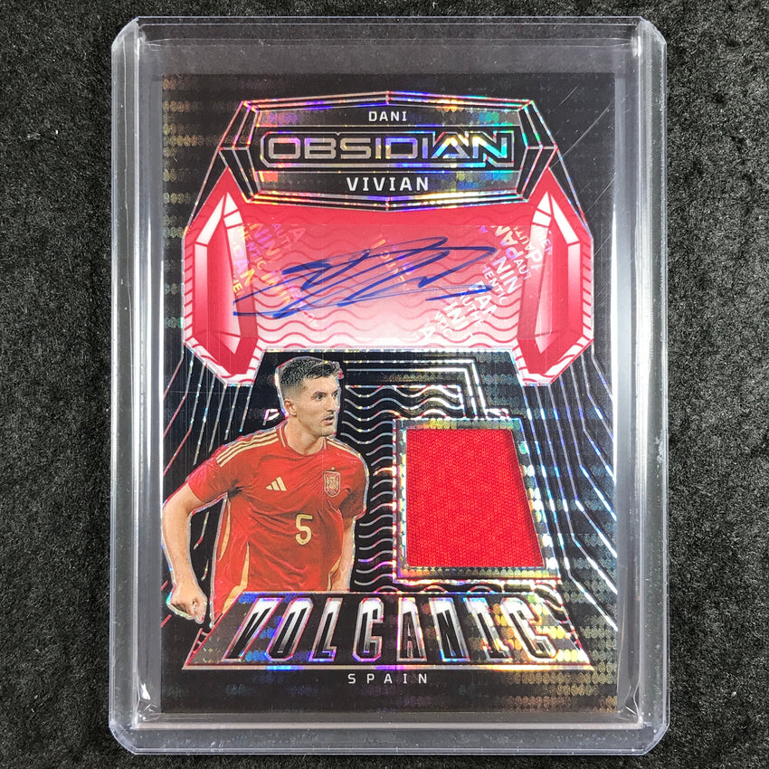 2024-25 Obsidian DANI VIVIAN Volcanic Material Signatures Auto Red Pulsar 97/99