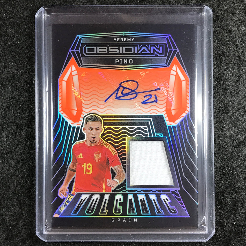 2024-25 Obsidian YEREMY PINO Volcanic Material Signatures Auto Orange 74/99