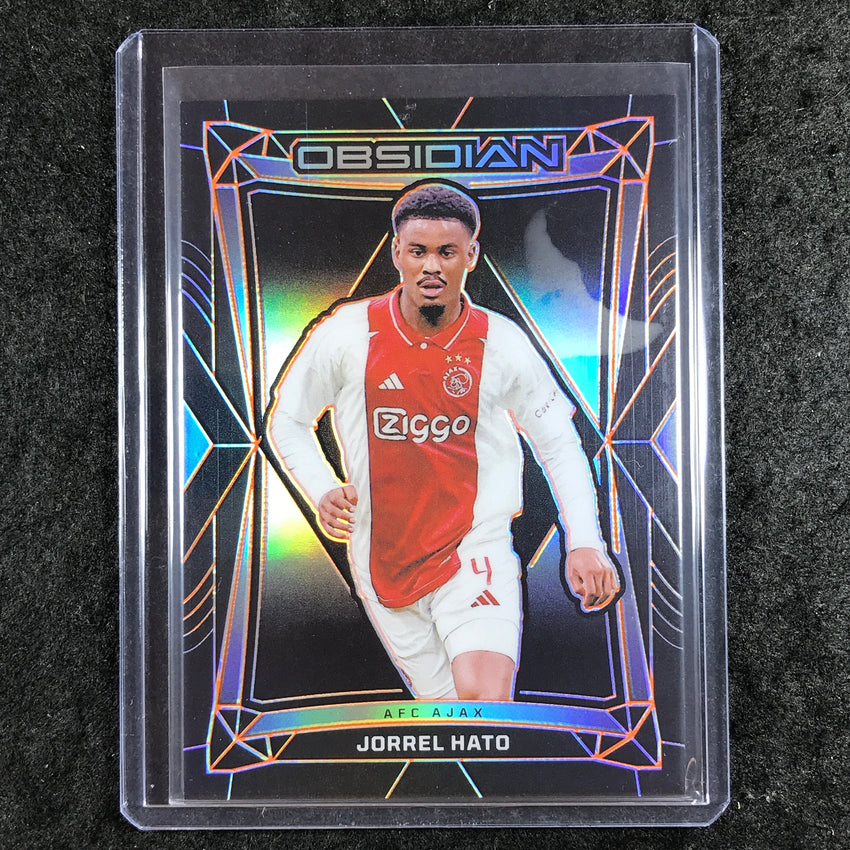 2024-25 Obsidian Soccer JORREL HATO Base Electric Etch Orange 2/40 #33