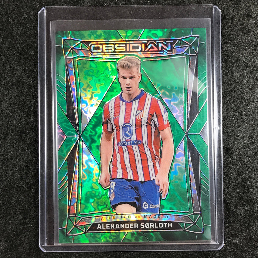 2024-25 Obsidian Soccer ALEXANDER SORLOTH Base Electric Etch Jade 23/26 #26