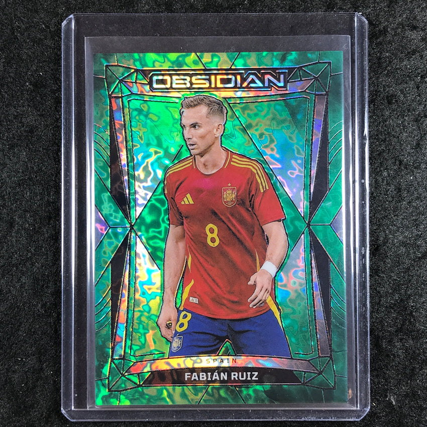 2024-25 Obsidian Soccer FABIAN RUIZ Base Electric Etch Jade 18/26 #50