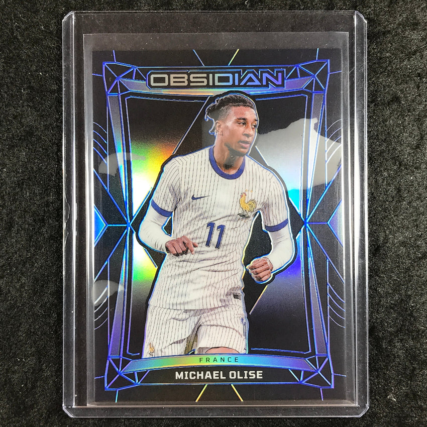 2024-25 Obsidian Soccer MICHAEL OLISE Base Electric Etch Blue 6/20 #94