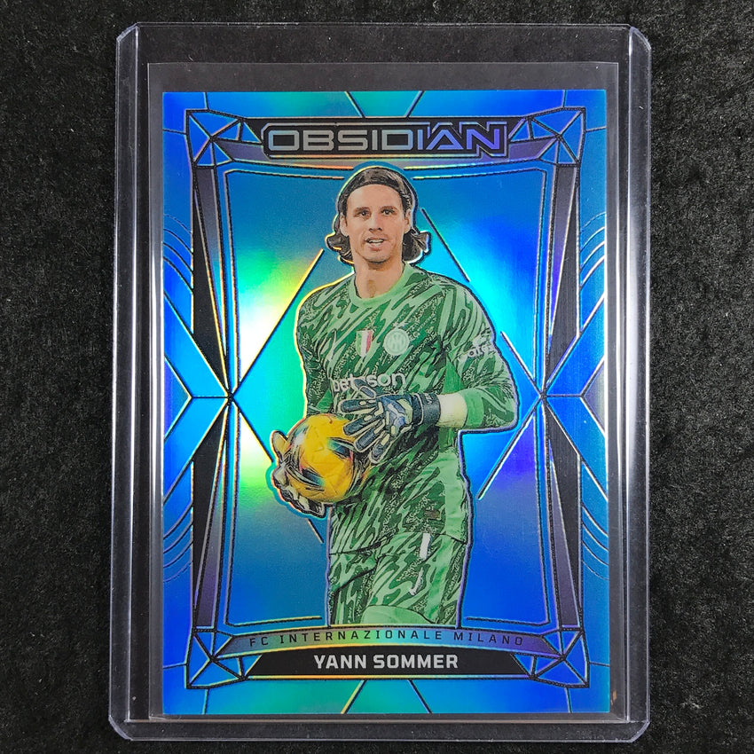 2024-25 Obsidian Soccer YANN SOMMER Base Electric Etch Neon Blue Flood 1/15 #16