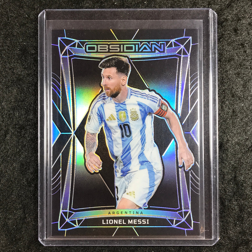 2024-25 Obsidian Soccer LIONEL MESSI Base 9/145 #74 – Cherry Collectables