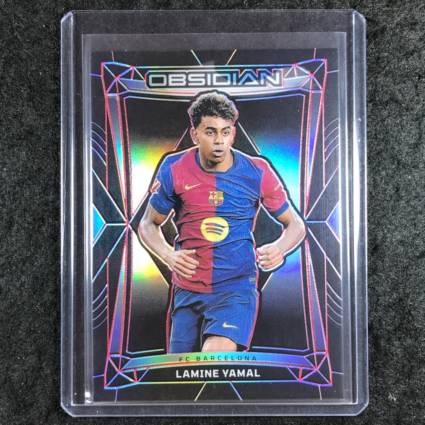 2024-25 Obsidian Soccer LAMINE YAMAL Base Electric Etch Red 1/12 #11