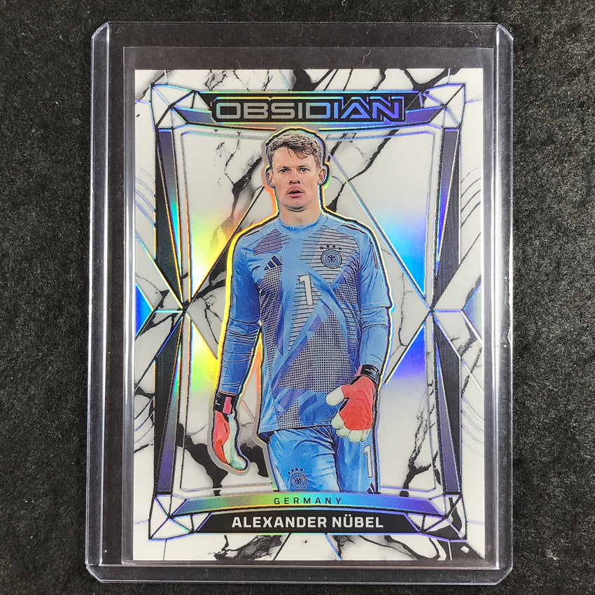 2024-25 Obsidian Soccer ALEXANDER NUBEL Base Electric Etch Marble Flood 2/8 #62