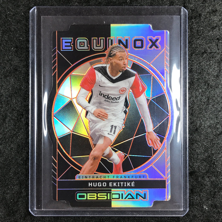 2024-25 Obsidian HUGO EKITIKE Equinox Die-Cut Electric Etch Orange 28/75 #2