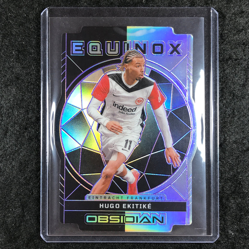 2024-25 Obsidian HUGO EKITIKE Equinox Die-Cut Electric Etch Purple 1/49 #2