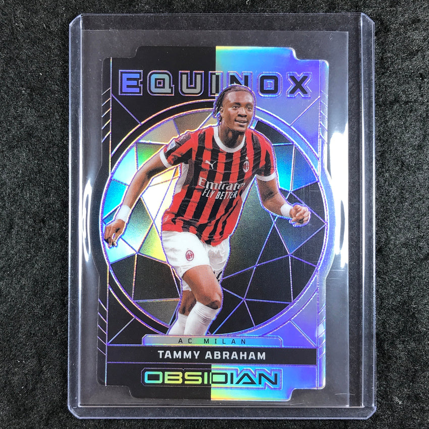2024-25 Obsidian TAMMY ABRAHAM Equinox Die-Cut Electric Etch Purple 23/49 #8