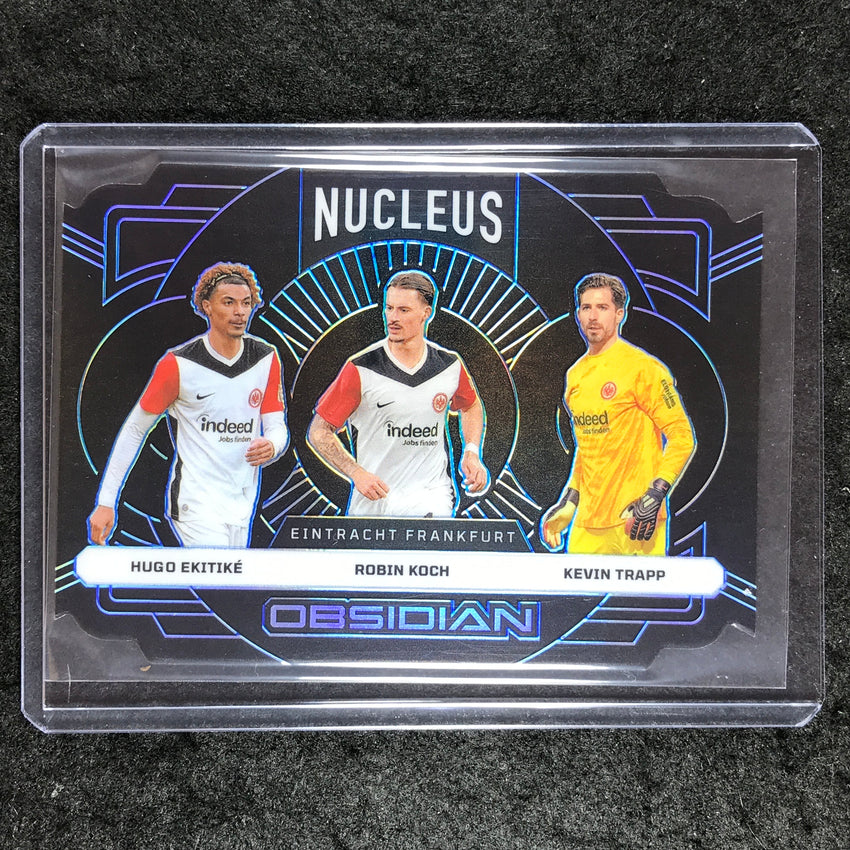 2024-25 Obsidian Soccer EKITIKE KOCH TRAPP Nucleus Blue 7/25 #5