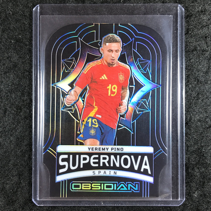 2024-25 Obsidian YEREMY PINO Supernova Die-Cut Electric Etch Blue24/25 #11