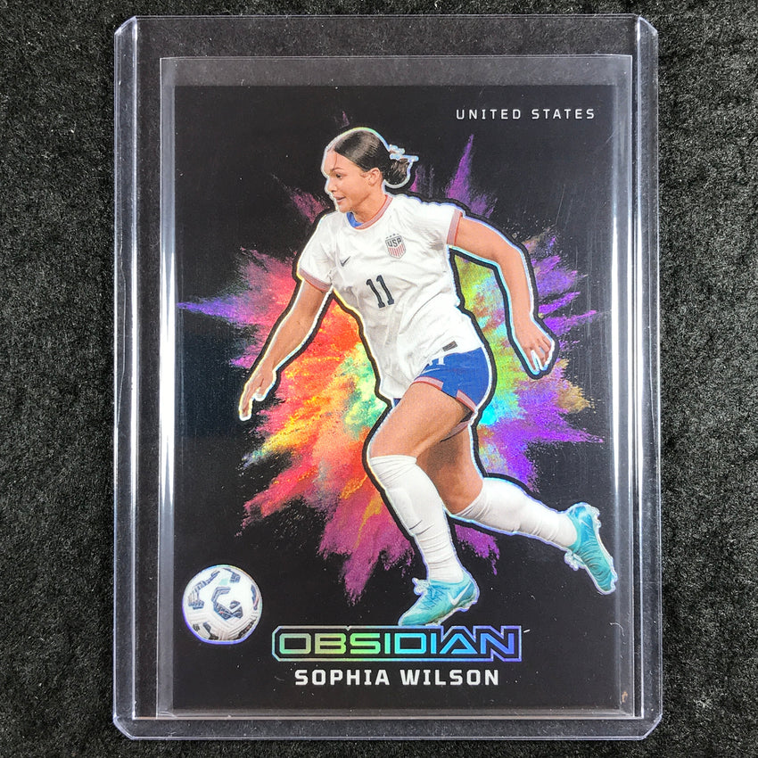 2024-25 Obsidian Soccer SOPHIA WILSON Black Color Blast SSP #5