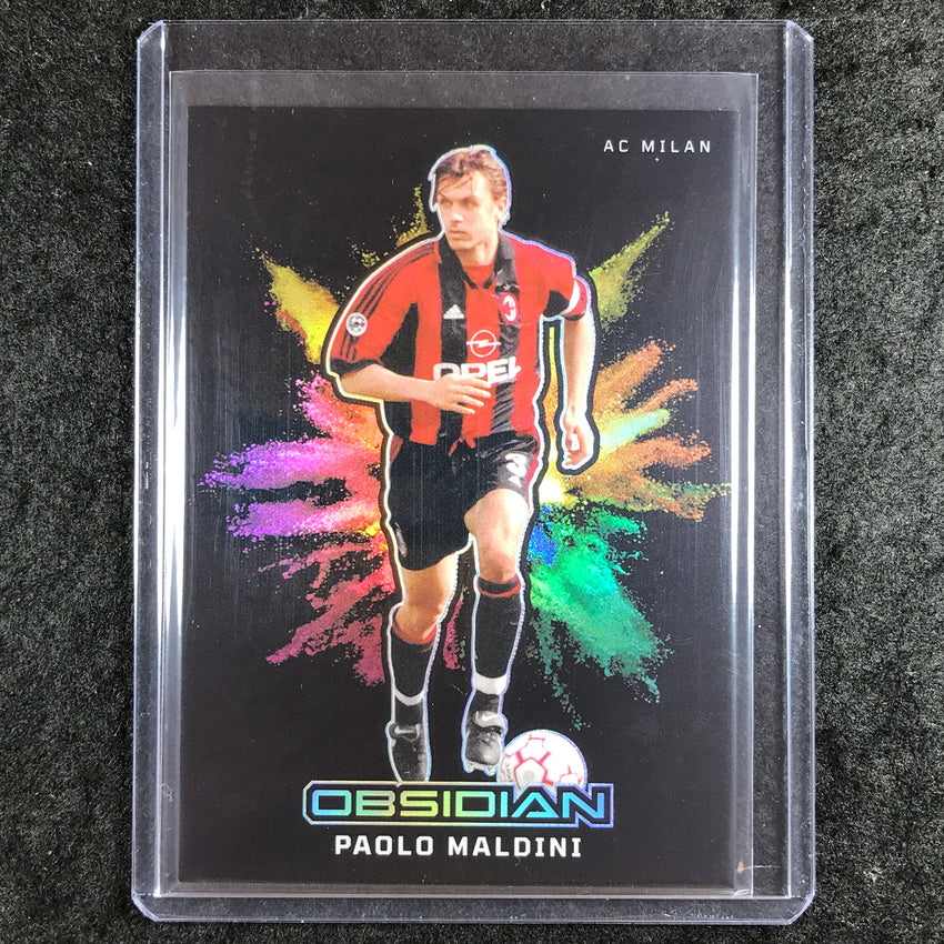 2024-25 Obsidian Soccer PAOLO MALDINI Black Color Blast SSP #13