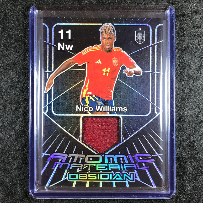 2024-25 Obsidian Soccer NICO WILLIAMS Atomic Material Jersey Relic 179/199
