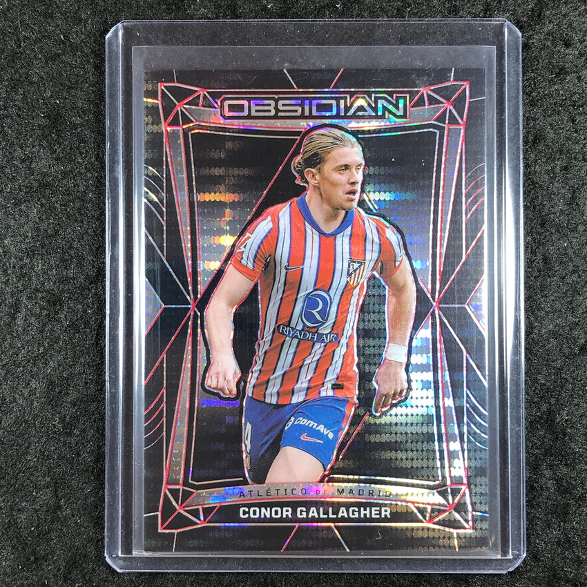 2024-25 Obsidian Soccer CONOR GALLAGHER Base Electric Etch Red Pulsar 23/44 #25