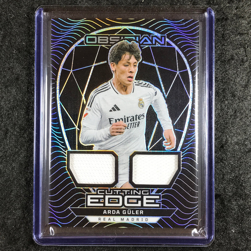 2024-25 Obsidian Soccer ARDA GULER Cutting Edge Jersey Relic 125/199