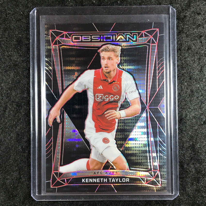 2024-25 Obsidian Soccer KENNETH TAYLOR Base Electric Etch Red Pulsar 5/44 #35