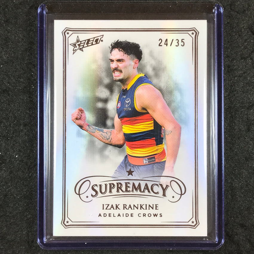 2024 Select AFL Supremacy IZAK RANKINE Black Pearl 24/35 #7