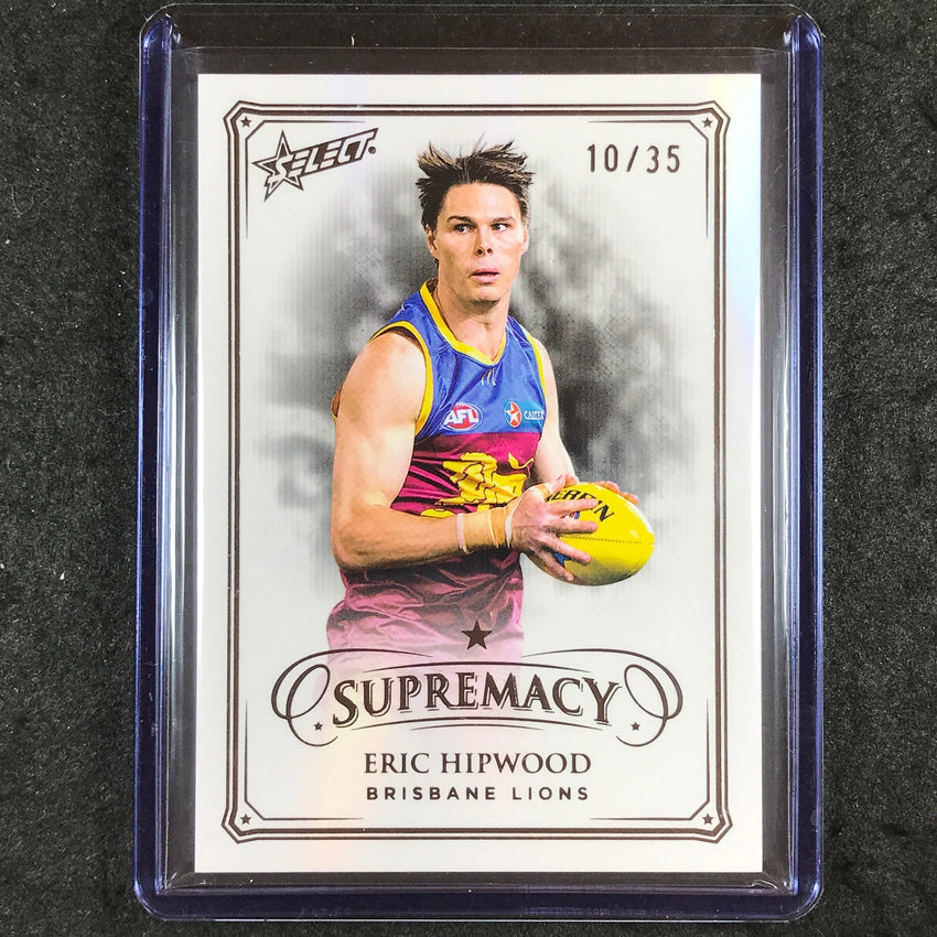 2024 Select AFL Supremacy ERIC HIPWOOD Black Pearl 10/35 #15