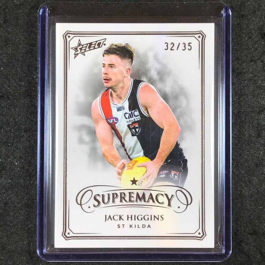 2024 Select AFL Supremacy JACK HIGGINS Black Pearl 32/35 #127