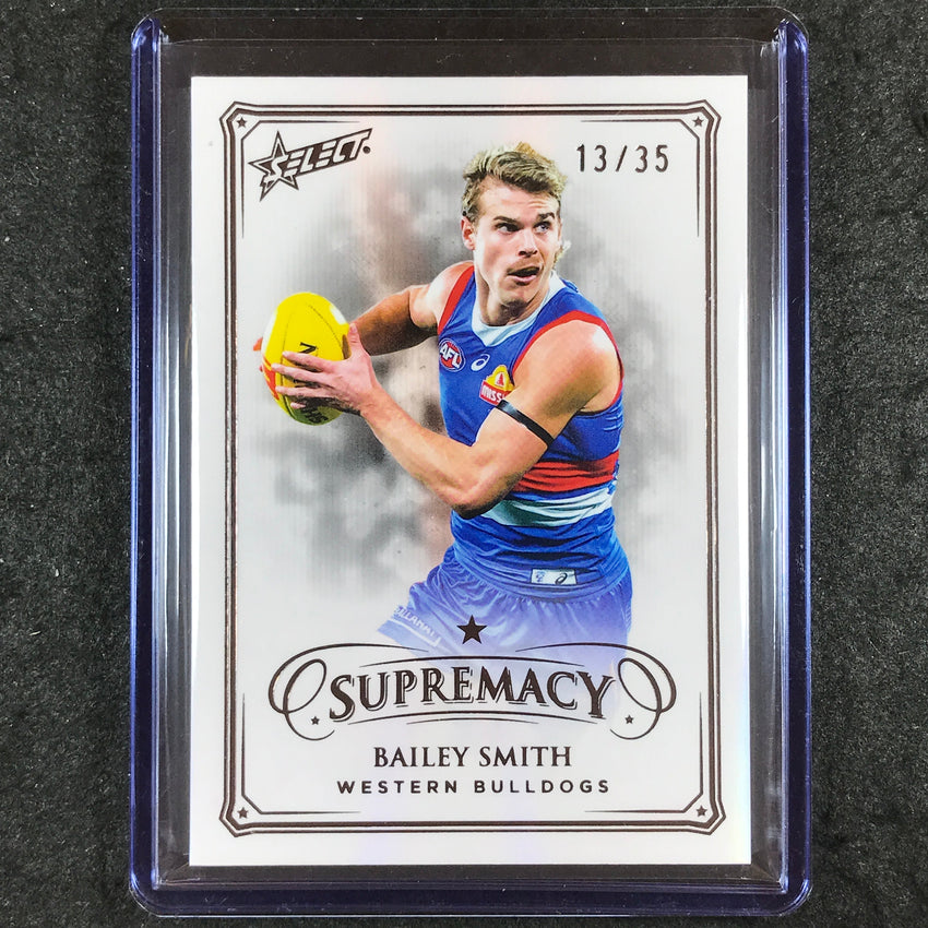 2024 Select AFL Supremacy BAILEY SMITH Black Pearl 13/35 #160