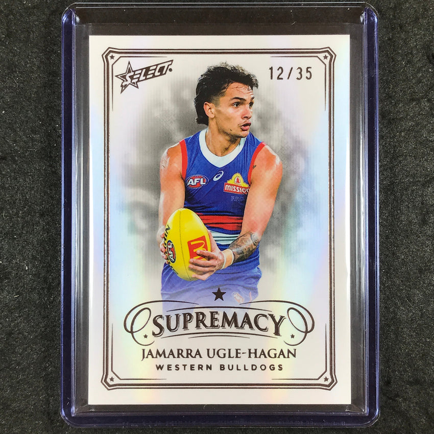 2024 Select AFL Supremacy JAMARRA UGLE-HAGAN Black Pearl 12/35 #161