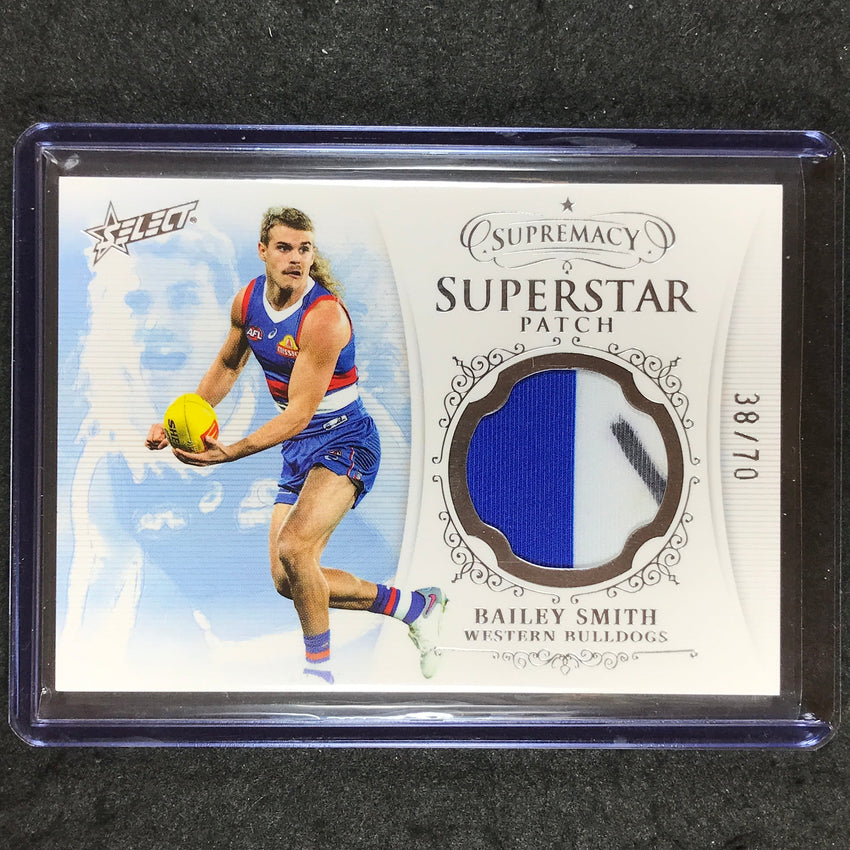 2024 Select AFL Supremacy BAILEY SMITH Superstar Patch 38/70 #35