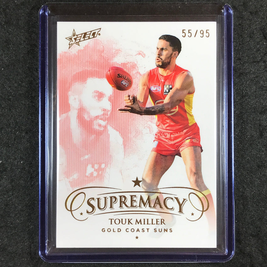 2024 Select AFL Supremacy TOUK MILLER Gold 55/95 #78