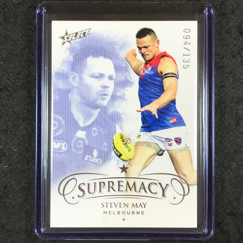 2021 Select AFL Supremacy STEVEN MAY Base Silver 94/135 #63