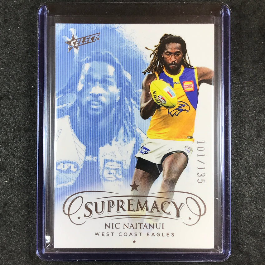 2021 Select AFL Supremacy NIC NAITANUI Base Silver 101/135 #100